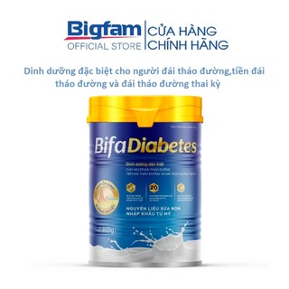 Sữa dinh dưỡng đặc biệt Bifa Diabetes dành cho người đái tháo đường 800G