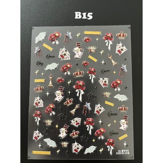 Sticker Trang Trí Móng Dành Cho Thợ Nail Chuyên Nghiệp