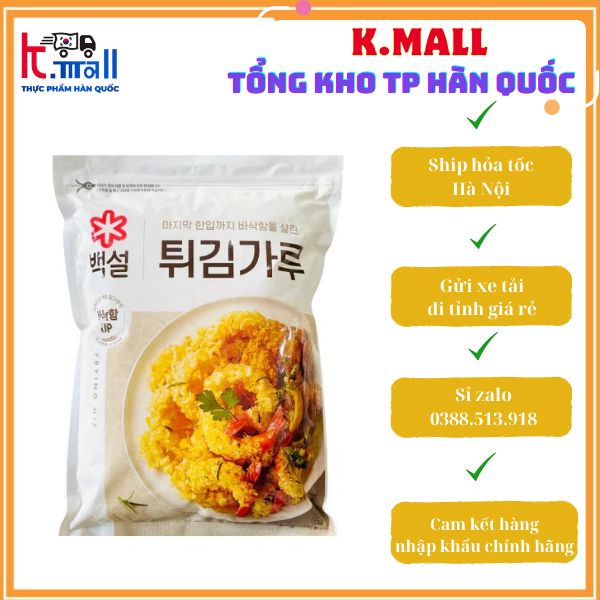 BỘT CHIÊN TÔM BEKSUL HÀN QUỐC 1KG - 튀김가루 .