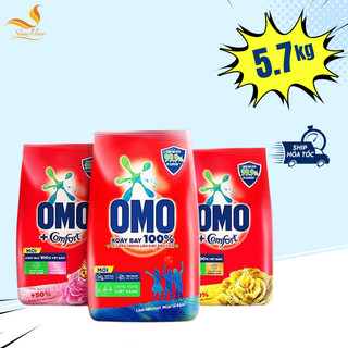 Bột Giặt OMO MATIC 5.7kg tinh dầu thơm, khử mùi khó chịu