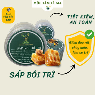 Sáp bôi trĩ Lê Gia - dùng trĩ nội, trĩ ngoại, táo bón, giảm đau rát chảy máu...
