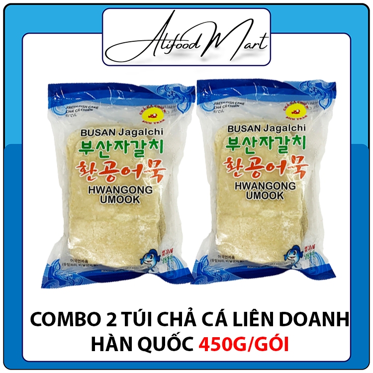 Combo 2 túi chả cá Hàn Quốc 450g