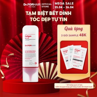 Muối tẩy tế bào chết da đầu, làm sạch da đầu Dr.FORHAIR Sea Salt Scaler 300g và 50g