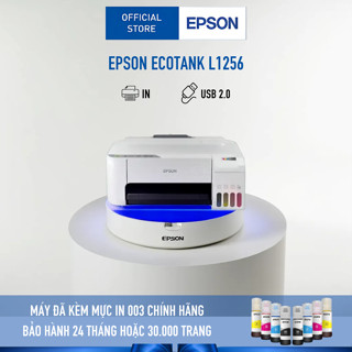 Máy In Phun Màu Đơn Năng Epson EcoTank L1256 (Bao Gồm Bộ Mực Chính Hãng Đi Kèm)