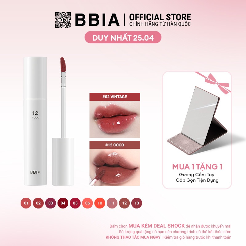 Son Tint Bóng Bbia Glow Lip Tint 3.2g