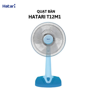 Quạt bàn cao cấp thái lan hatari t12m1, công suất 43w, sải cánh 12inch, bảo hành 24 tháng.