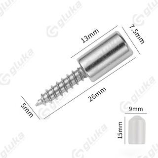 Túi 100 Cái Chốt Đỡ Đợt Bọc Cao Su