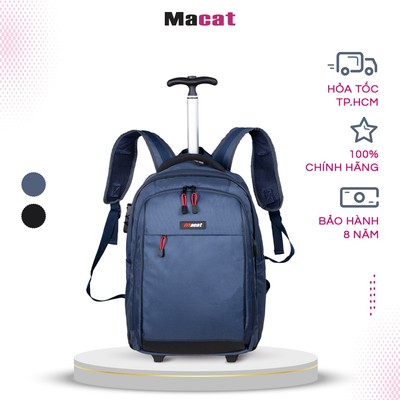 Balo Kéo Đa Năng Macat CB7, nhiều ngăn tiện lợi, kết nối đầu sạc USB, chất liệu chống thấm, bền bỉ