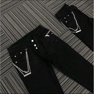  Quần Jean Đen Khoá Eo 4 Cúc Tặng Kèm Dây Xích Có Chữ Dsq 