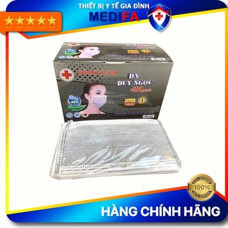 Hộp 50 Cái Khẩu Trang Y Tế Kháng Khuẩn Chống Thấm 4 Lớp