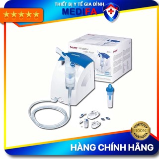 Máy xông khí dung , xông mũi họng kèm rửa mũi beurer ih26 với công nghệ phun sương mịn , vận hành êm ái