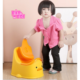 Bô vệ sinh hình con vịt dễ thương cho bé