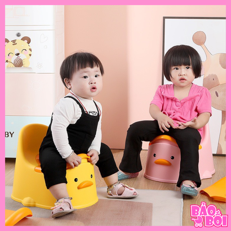 Bô vệ sinh hình con vịt dễ thương cho bé