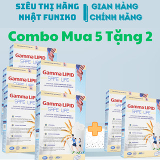 Combo mua 5 Tặng 2 sữa Gamma lipid giúp lưu thông máu, chống đột quỵ, giảm huyết áp cao, nhiễm mỡ máu cho người lớn.