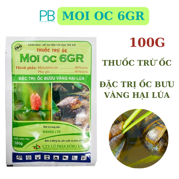 Thuốc diệt ốc gói 100gram