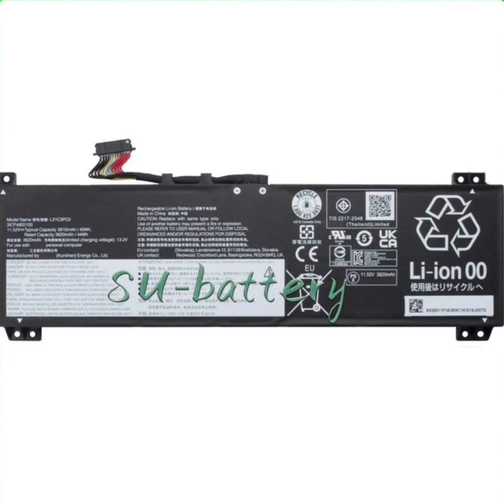 PIN (Original) LENOVO IdeaPad Gaming 3 15IAH7 15ARH7 L21M3PC0 L21L3PC0 battery