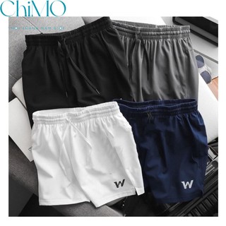 Quần short nam thể thao in logo,Quần đùi nam chất vải gió co giãn nhẹ mặc ở nhà đi bơi tập gym- ChiMo