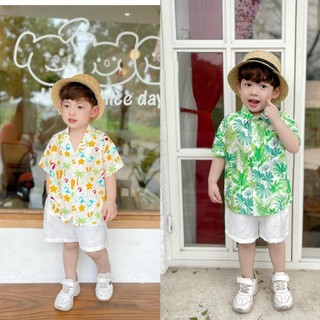 SMB01 (8-33kg) Sét BỘ ĐŨI ĐI BIỂN  Mới Siêu Cute CHO BÉ TRAI diện hè