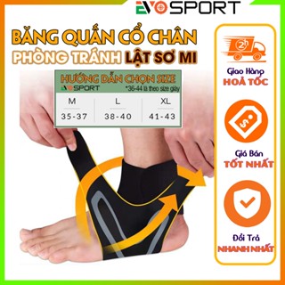 Băng Quấn Cổ Chân, Đai Quấn Bảo Vệ Mắt Cá, Bó Gót Chân AL Chơi Thể Thao, Đá Bóng, Chạy Bộ, Cầu Lông ... Chống lật Sơ mi