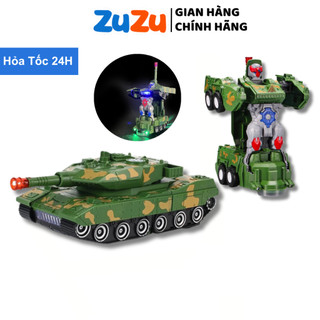 Xe tăng biến hình robot đồ chơi, xe biến hình thành ro bot, đồ chơi rô bốt biến hình cho bé quà tặng trẻ em bé trai