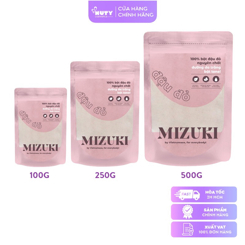 Bột Đậu Đỏ Nguyên Chất 100% (100g/250g/500g)