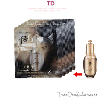 Tinh chất dưỡng tái sinh da Whoo Cheongidan Radiant Regenerating Essence 1Ml Gói Sample