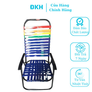 Ghế sắt xếp cafe dây nhựa DK03