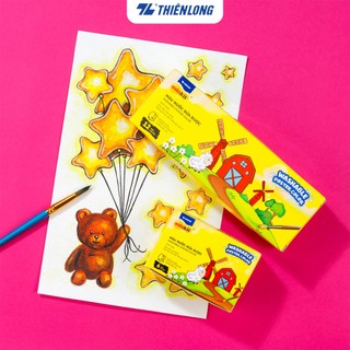 Màu nước rửa được - Washable Poster Color Thiên Long Colokit - Rửa sạch bằng nước dễ dàng