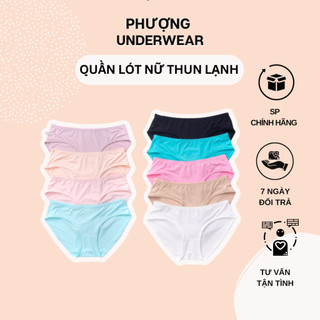 Combo 3 quần lót nữ thun lạnh trơn cao cấp