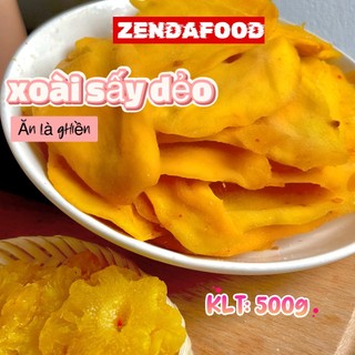 Xoài sấy dẻo zenda.food túi 500gr