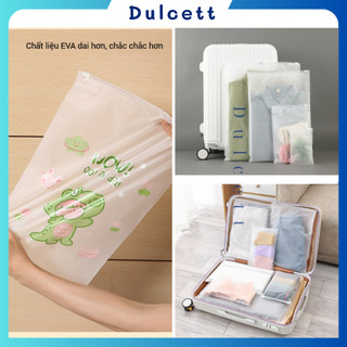 Túi đựng đồ, Túi Zip Lụa mờ đáng yêu đi du lịch để vali tủ đựng quần áo đồ dùng nhiều tiện ích, TÚI ZIP