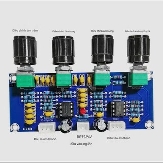 Mạch chỉnh âm sắc nguồn đơn 2 kênh
