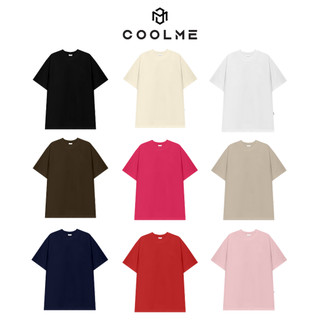 Áo thun trơn nam nữ Coolme, áo phông trơn unisex basic 100% cotton cao cấp 250gsm nhiều màu