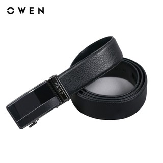 Owen - dây lưng belt232704 màu đen chất liệu da thật