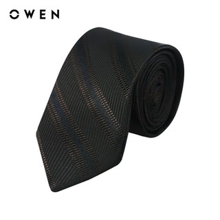 Owen - cà vạt cv232643 màu nâu chất liệu polyester