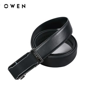 Owen - dây lưng belt232703 màu đen chất liệu da thật