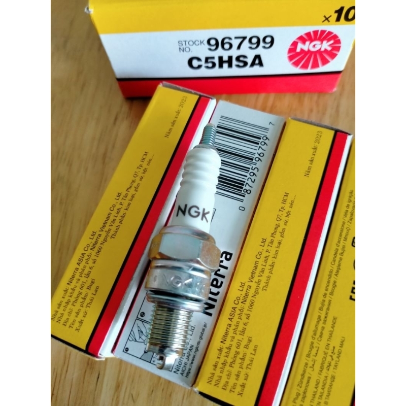 BU-GI CHÂN NGẮN NGK (C5HSA) CHO XE CUB DREAM WAVE