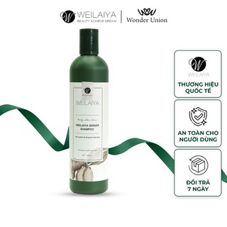 Dầu gội gừng trắng ngăn rụng và kích mọc tóc Weilaiya Ginger Shampoo 400ml