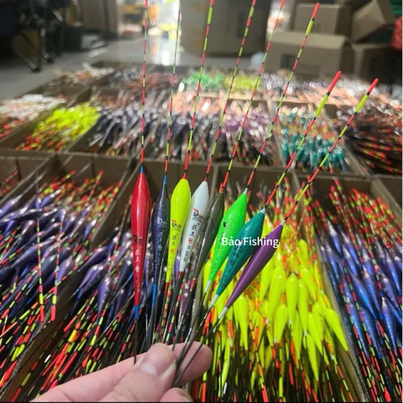 Combo 10 Quả Phao Câu Đài, Phao Câu Cá, Phao Nano, Phao Câu Ngày, Phao Câu Đơn Màu Ngẫu Nhiên Siêu Nhạy