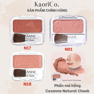 Phấn má hồng cezanne natural cheek n nhật bản mềm mịn lâu trôi - nội địa nhật