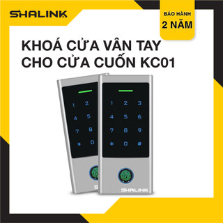 Khóa cửa vân tay shalink kc01 dành cho cửa cuốn