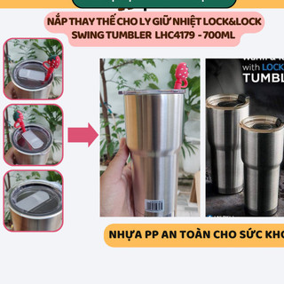 Nắp thay thế ly locknlock swing tumbler 700ml lhc4137 - nắp trượt chống bụi