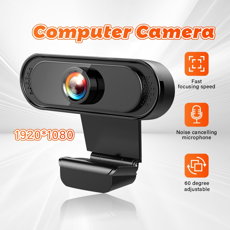 Webcam Máy Tính FullHD 1080p, Webcam Máy Tính Có Mic Rõ Nét Cho Máy Tính Bàn, PC laptop Camera Máy Tính Để Bàn