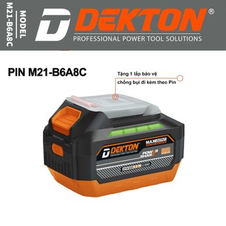 Pin 15cell 6a dekton m21-b6a8c chân pin phổ thông dòng xả max 85a