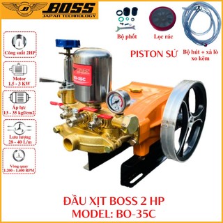 Đầu xịt rửa áp lực BOSS 2 HP ty sứ dùng cho phun tưới tiêu nông nghiệp| Đầu xịt thuốc | Đầu rửa xe cao áp