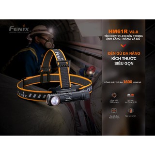 Đèn Pin Đội Đầu Fenix HM61R V2.0