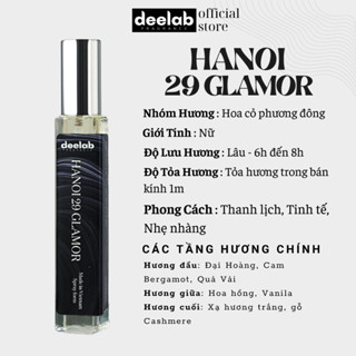 Tinh Dầu Nước Hoa Nữ Deelab Hanoi 29 Glamor Hấp Dẫn, Thu Hút Dạng Xịt 10ml