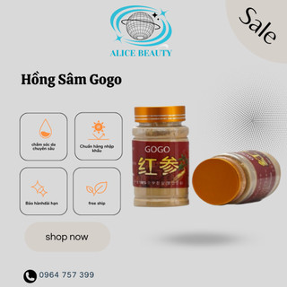 Hồng sâm gogo se khít lỗ chân lông giup da trắng sáng