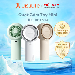 Quạt Cầm Tay Mini JISULIFE FA43 Siêu Mát - Sạc Nhanh - Pin 4000mAh Sử Dụng Lên Đến 12H -BH 12T