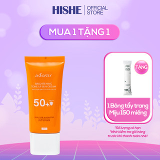 Kem Chống Nắng Vật Lý Nâng Tone DrSoftly 50ml SPF 50+ và PA ++++ cho da nhạy cảm
